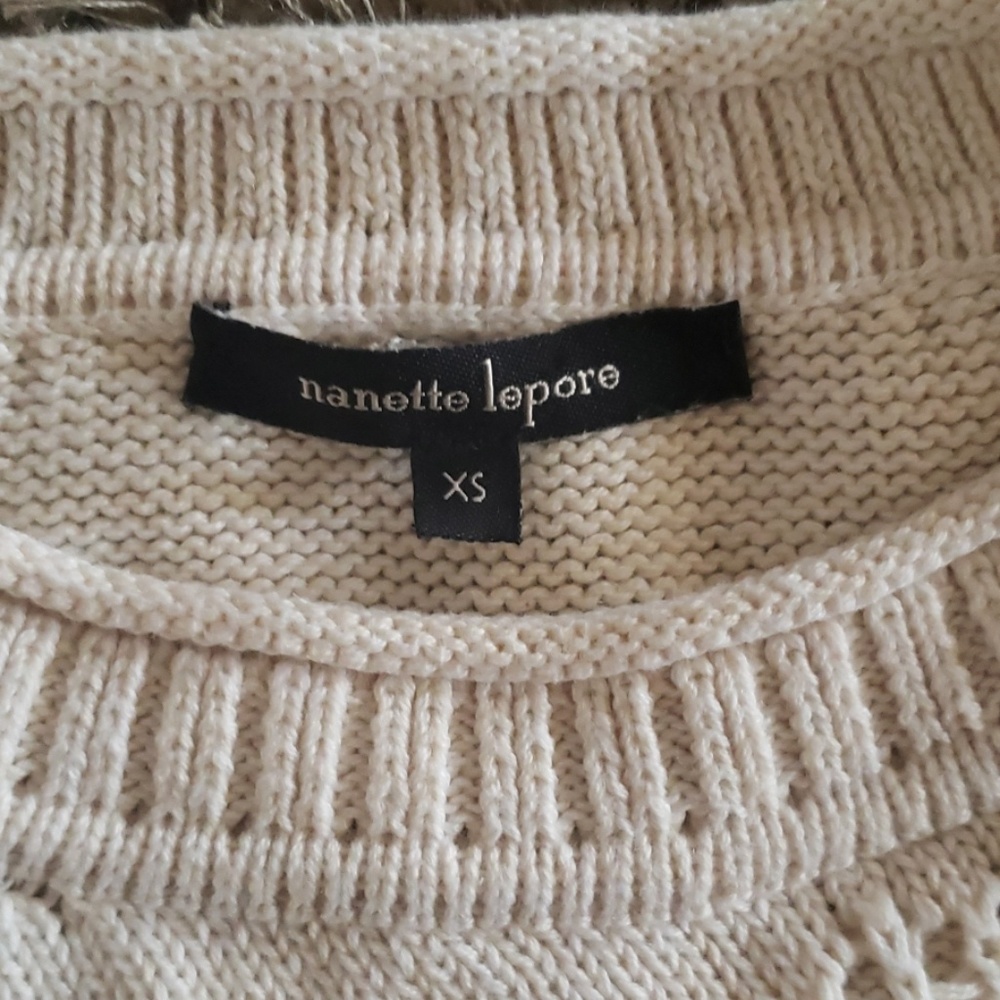 Nanette Lepore explorer dropped sleeve pullover
